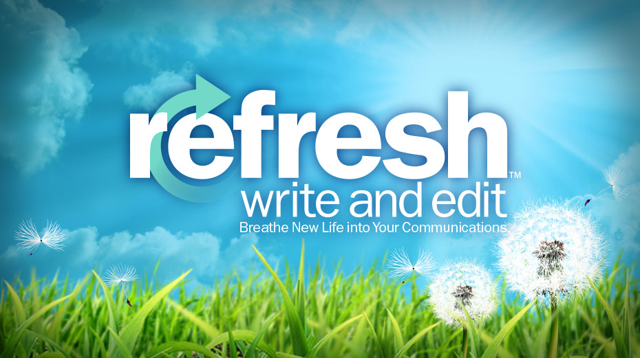 Refresh Write and Edit Logo Design