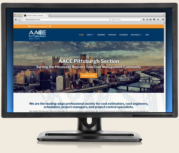 AACE Pittsburgh Website Design