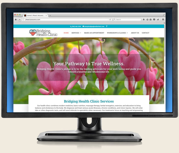 Bridging Health Website Design