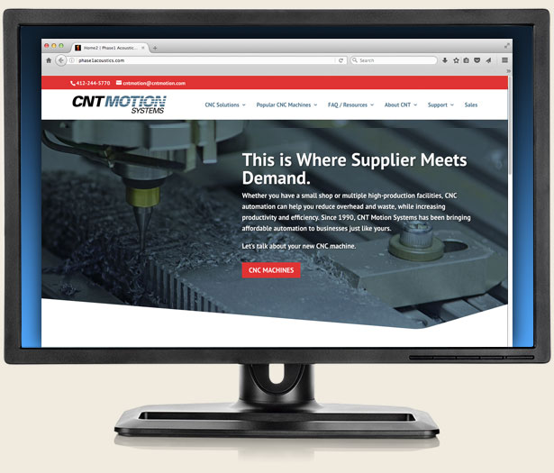 CNT Motion Systems Website
