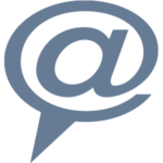 Quote Bubble icon with @