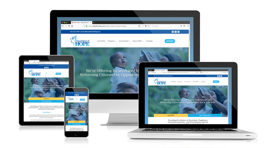 Foundation of HOPE Website Design on Various Devices