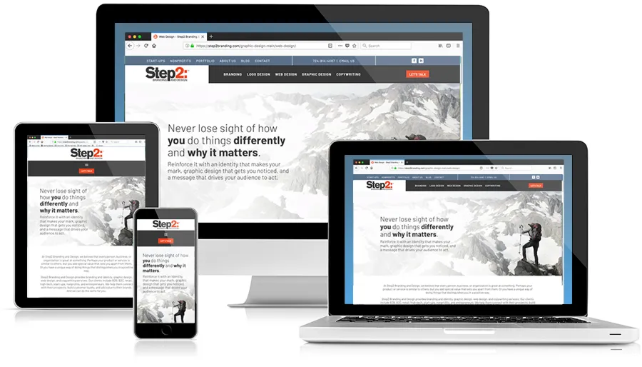 Step2 Branding Website shown on multiple devices